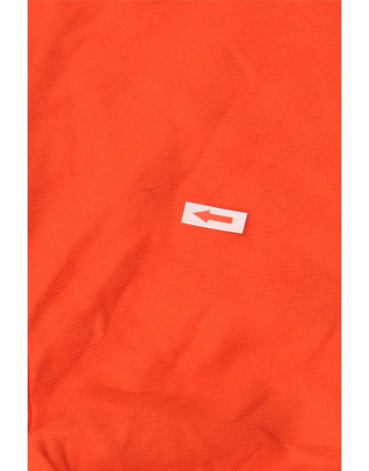 Dockers Herre Grafisk Sweatshirt Jumper Stor Orange Bomuld