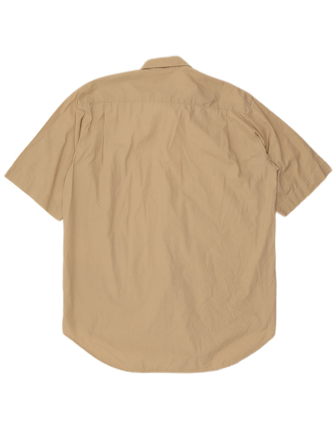 Benetton Kortærmet Herreskjorte Stor Beige