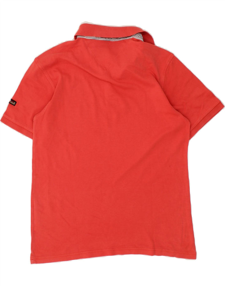 TOMMY HILFIGER Mens Polo Shirt Large Red Cotton Vintage Tommy Hilfiger and Second-Hand Tommy Hilfiger from Messina Hembry 