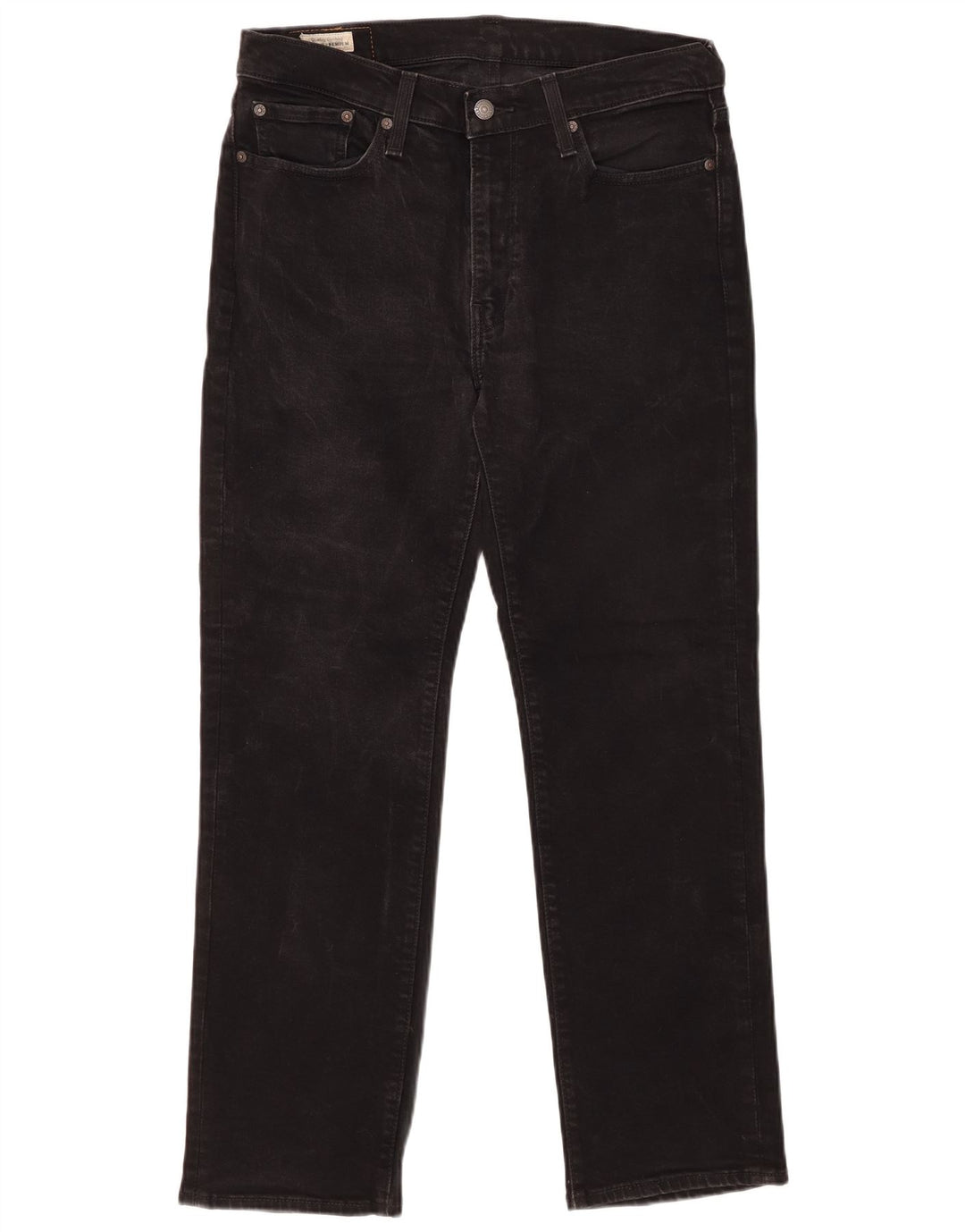 Levi's Herre 514 lige jeans W33 L28 sort bomuld