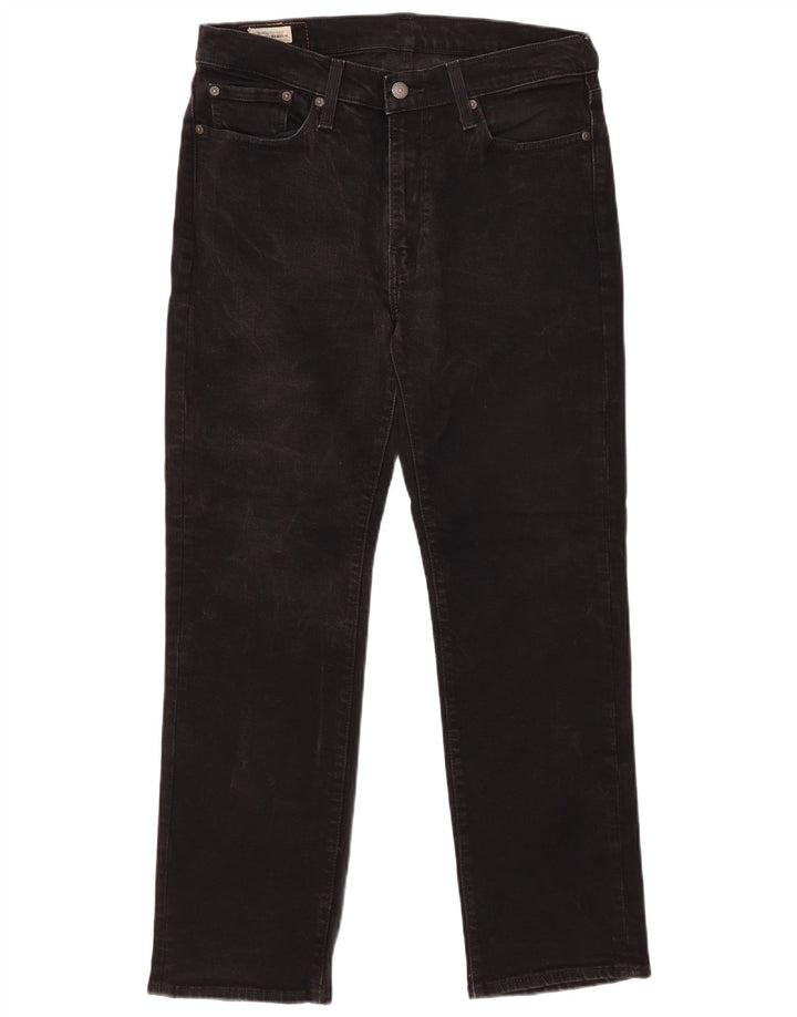 Levi's Herre 514 lige jeans W33 L28 sort bomuld