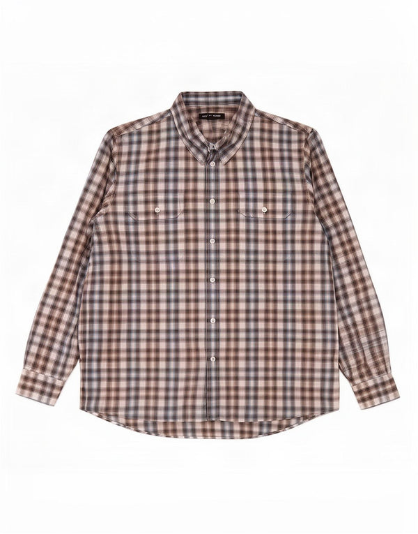 Michael Kors Herren-Hemd mit maßgeschneiderter Passform, 2XL, mehrfarbig, kariert, Baumwolle