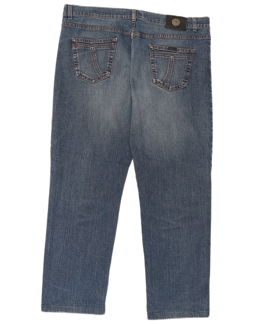 Trussardi Mens Straight Jeans W44 L30 Blue Cotton