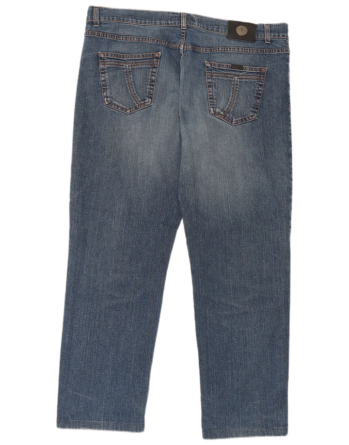 Trussardi Mens Straight Jeans W44 L30 Blue Cotton