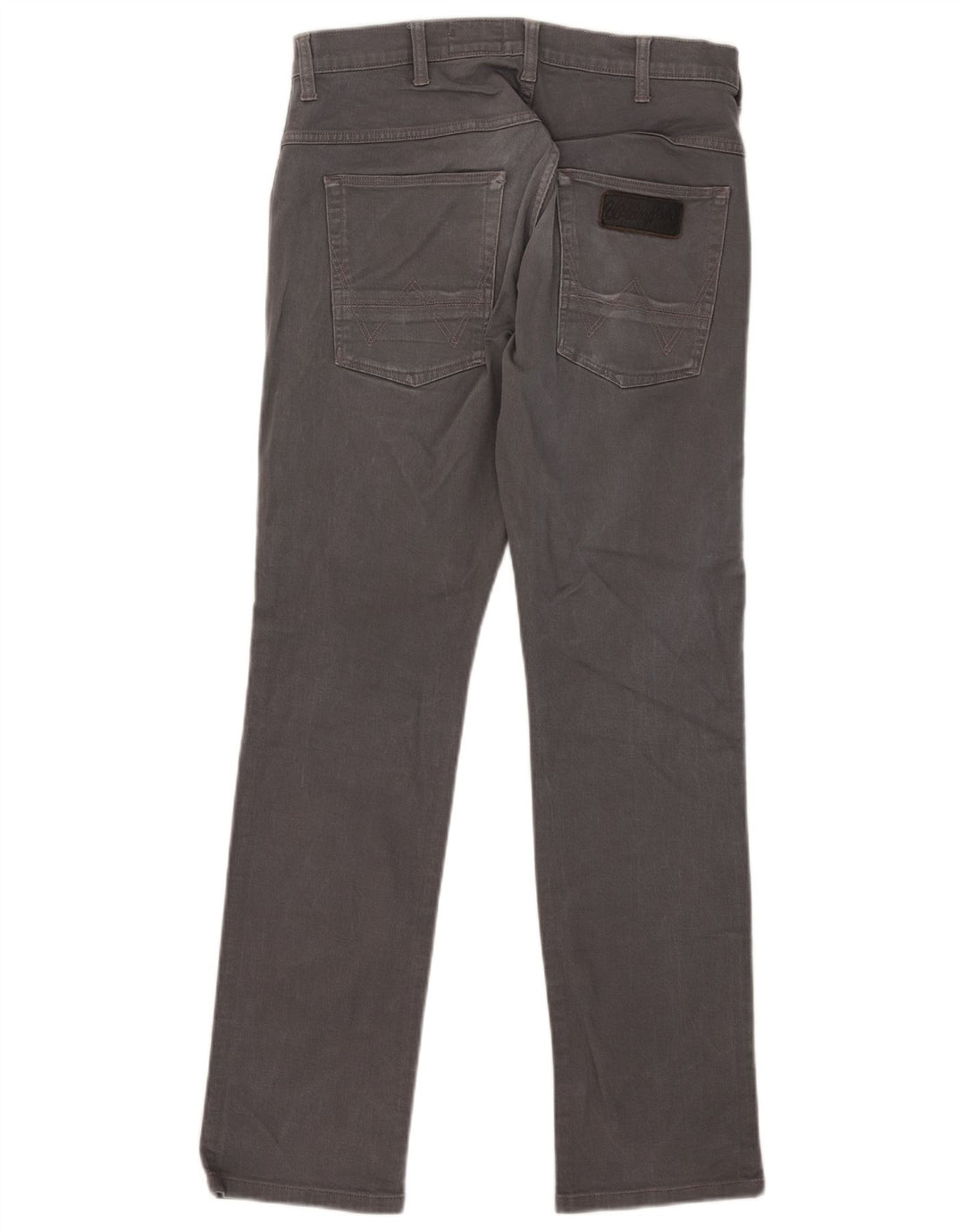 WRANGLER Mens Spencer Straight Jeans W32 L32 Grey Cotton
