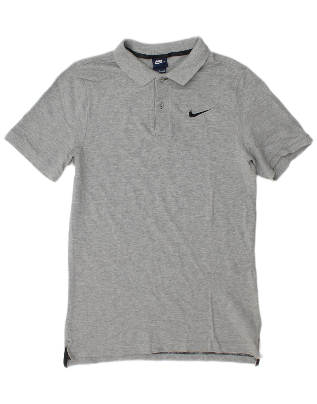 Nike Mens Polo Shirt Small Grey Cotton