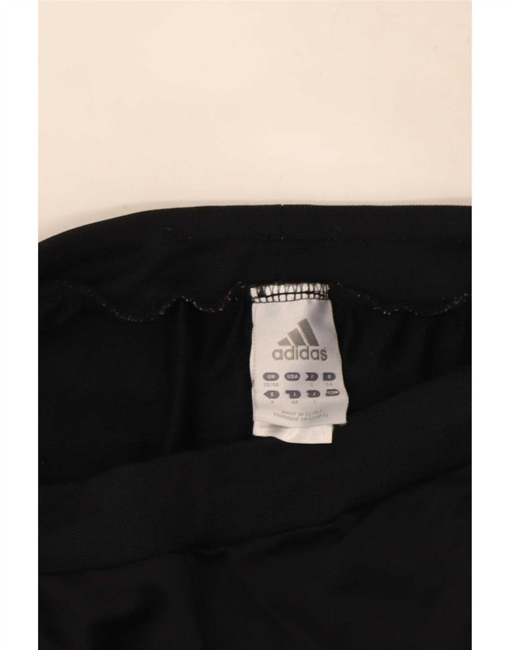 Adidas Mens Tracksuit Trousers Joggers UK 38/40 Medium Black Polyester