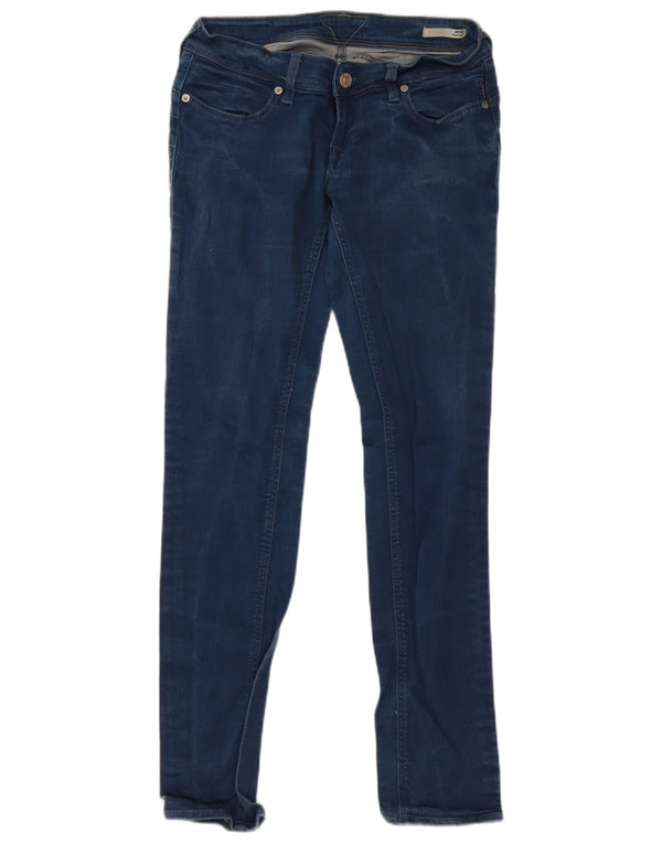 Meltin' Pot Damen Mom Slim Jeans W28 L32 Blaue Baumwolle