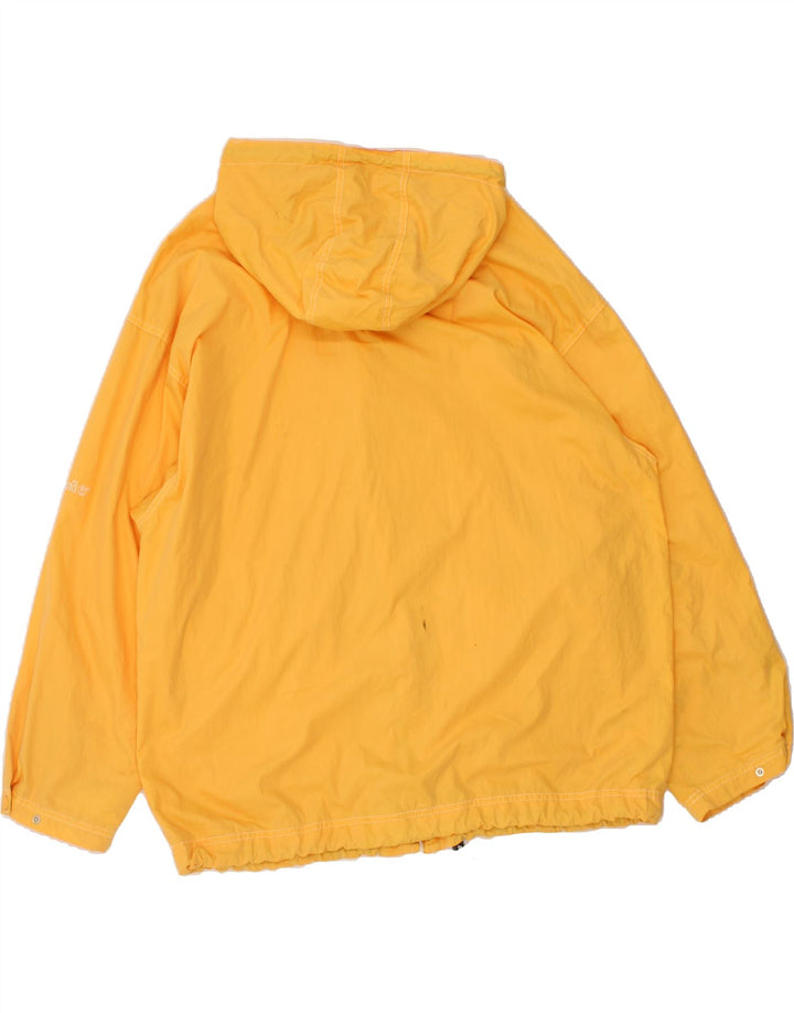 TIMBERLAND Mens Hooded Rain Jacket UK 40 Large Yellow Nylon
