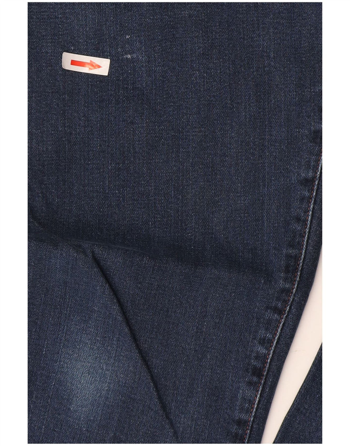 Wrangler Mens Straight Jeans W34 L32 Blue Cotton