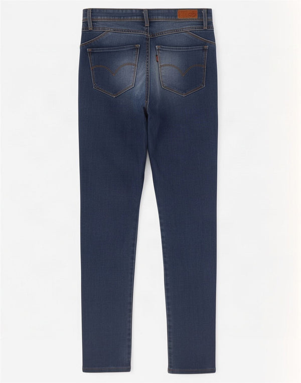 Levi's Damen Mid Rise Skinny Jeans W28 L30 Blau