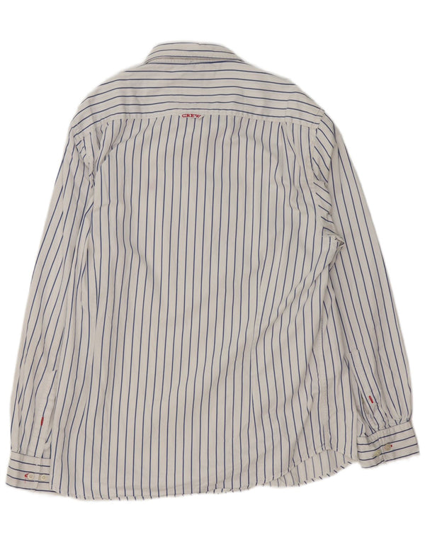 Crew Clothing Muška krojena košulja XL, bijeli pamuk na pruge