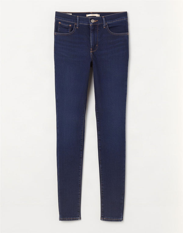 Женские джинсы Levi's 720 Super Skinny W27 L30 Темно-синие, хлопок