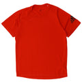 ADIDAS Herre Climalite grafisk T-shirt top lille rød polyester