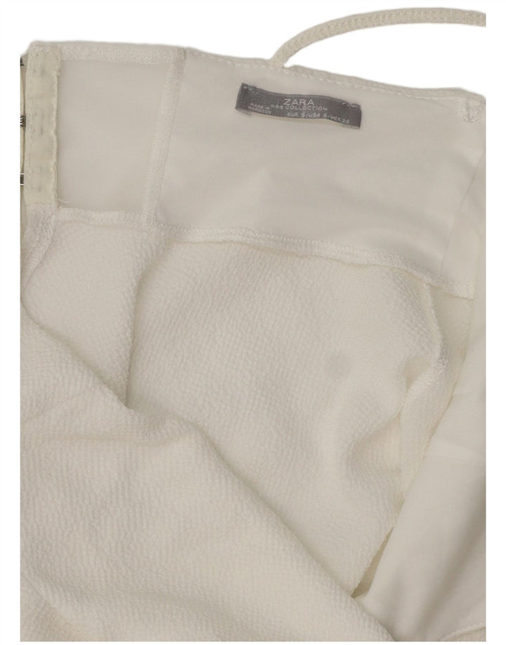 Zara Womens Asymmetric Cami Top UK 8 Small White
