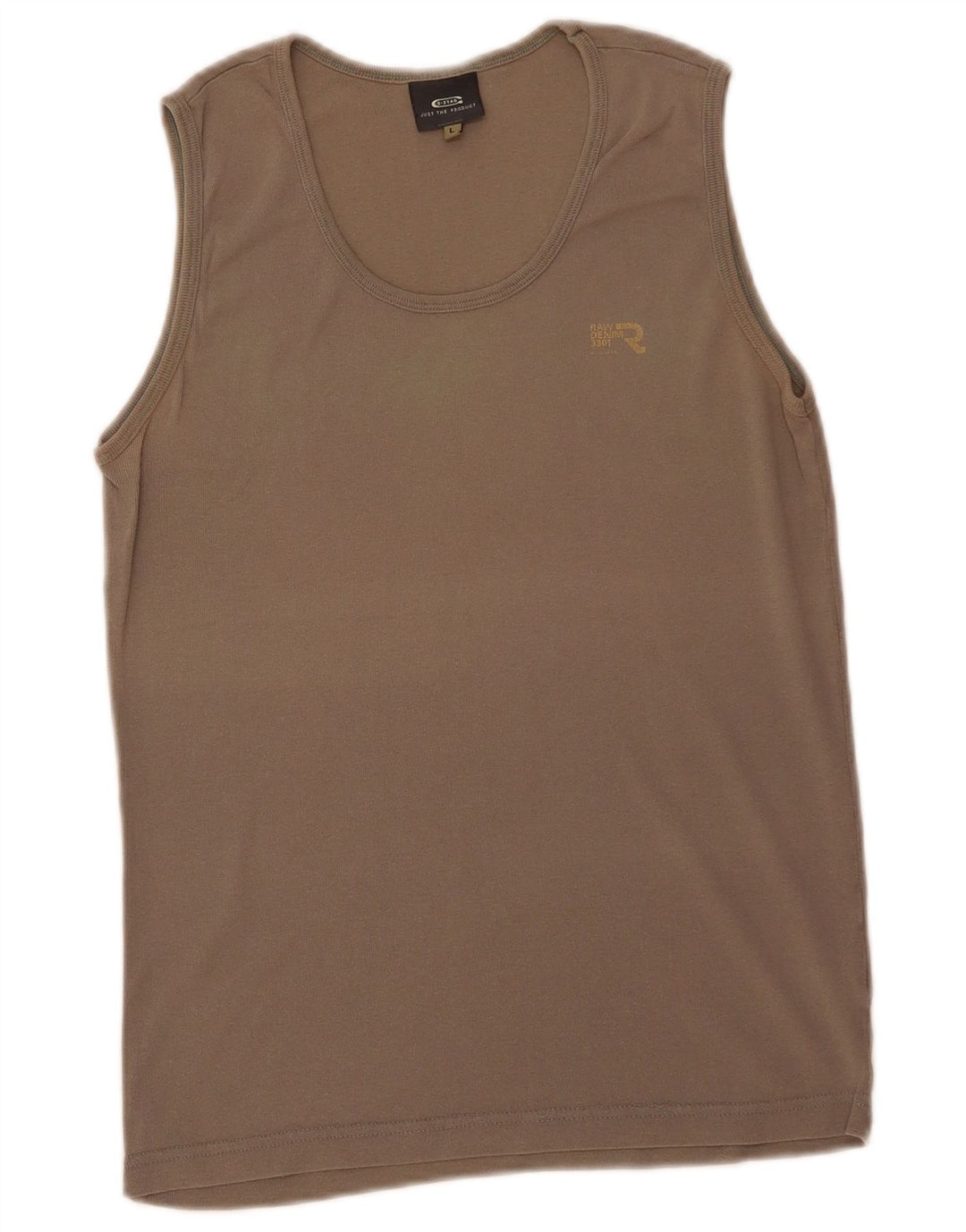 G-Star Mens Vest Top UK 16 Large Grey