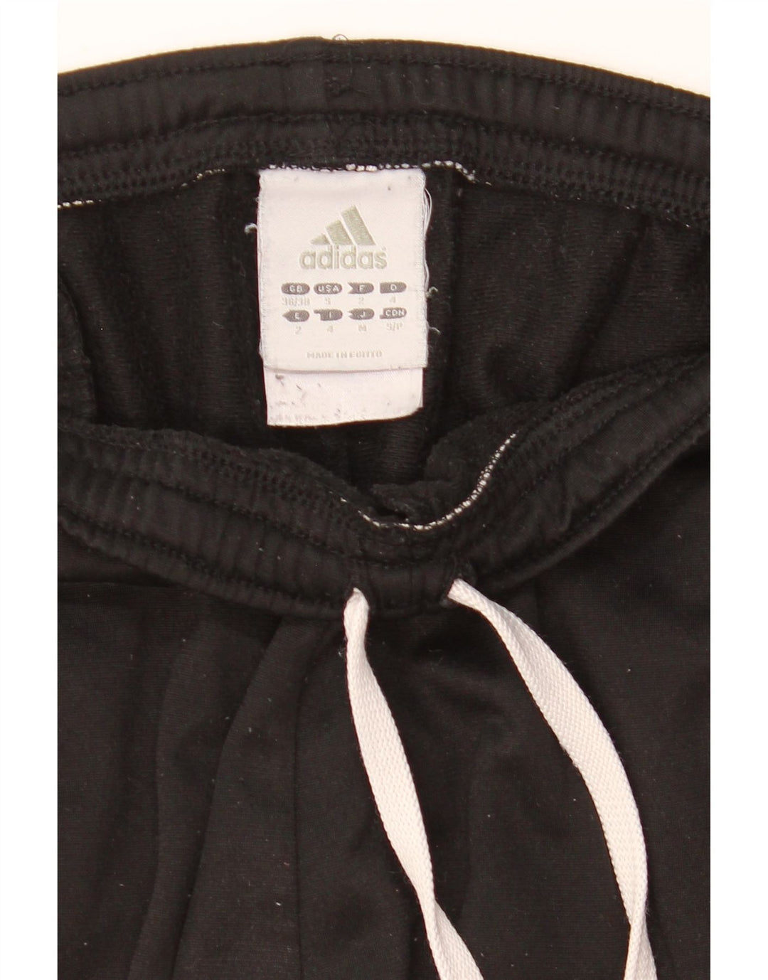 ADIDAS Mens Tracksuit Trousers UK 36/38 Small  Black Polyester
