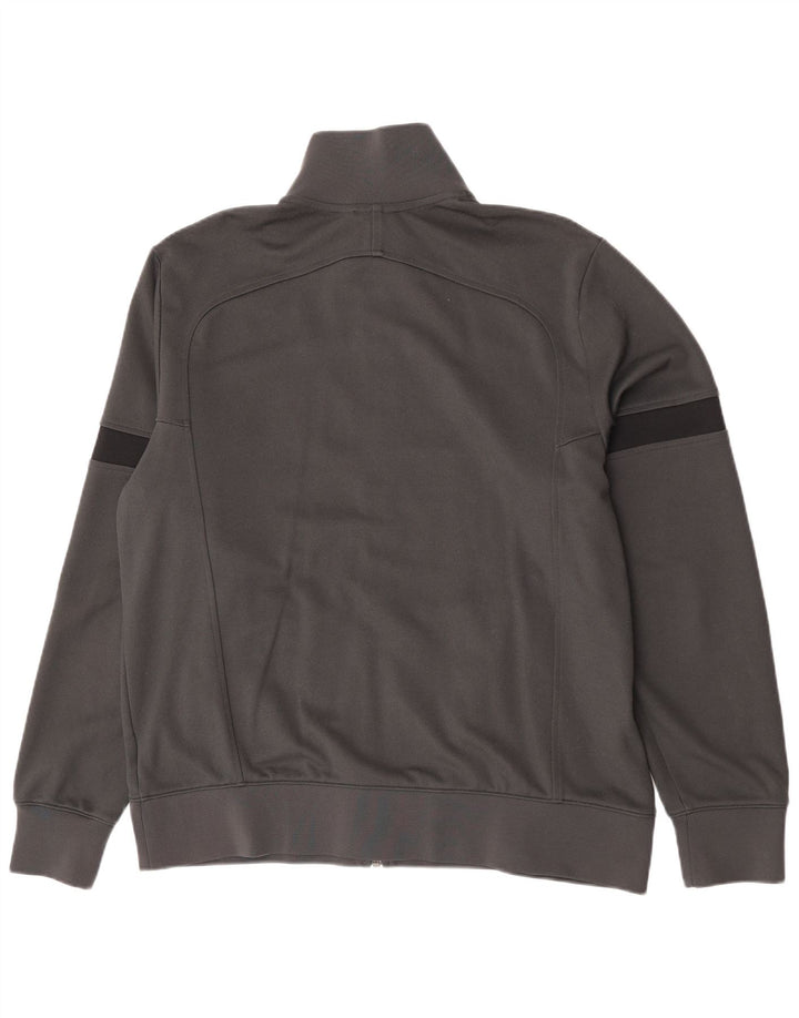 Nike Mens Tracksuit Top Jacket XL Grey Colourblock Polyester