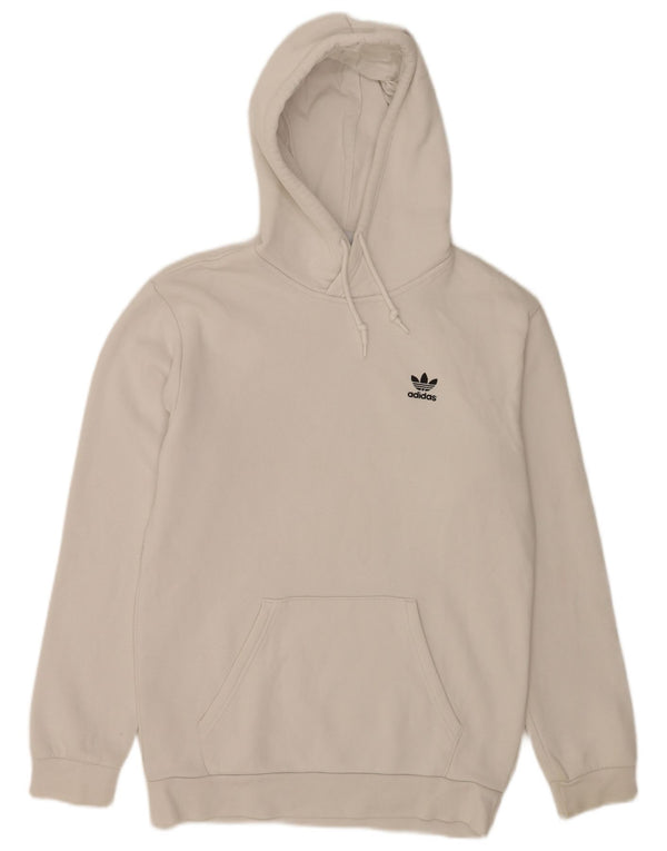 Adidas Mens Primegreen Hoodie Jumper Small White Cotton