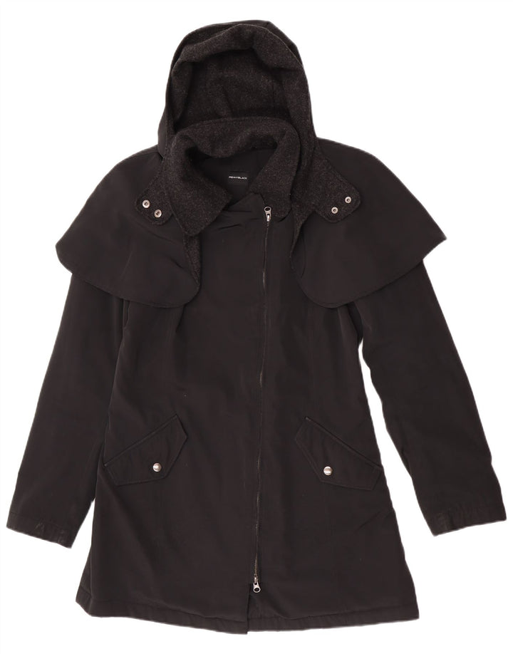 Penny Black Dame Hooded Capelet Coat UK 10 Small Black