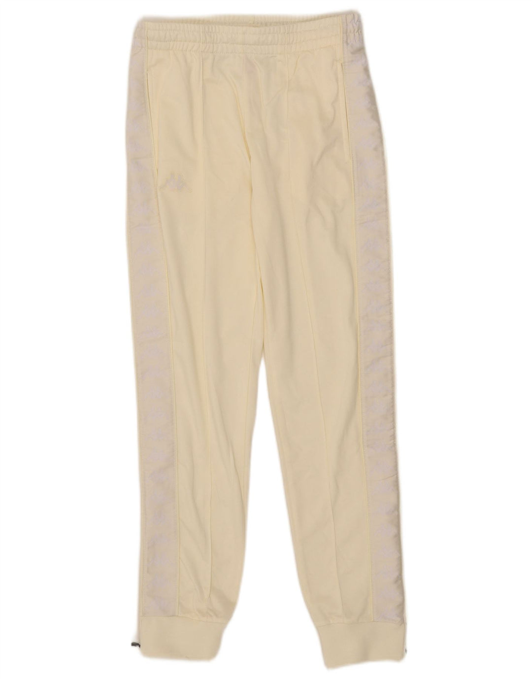 Kappa Herre grafisk træningsdragt Bukser Jogger XS Off White Polyester