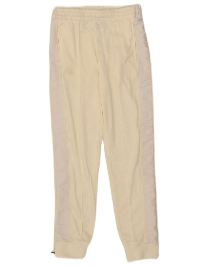 Kappa Herre grafisk træningsdragt Bukser Jogger XS Off White Polyester