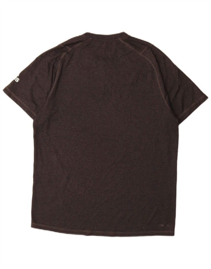Adidas Mens Aeroready T-Shirt Top Medium Grey Polyester