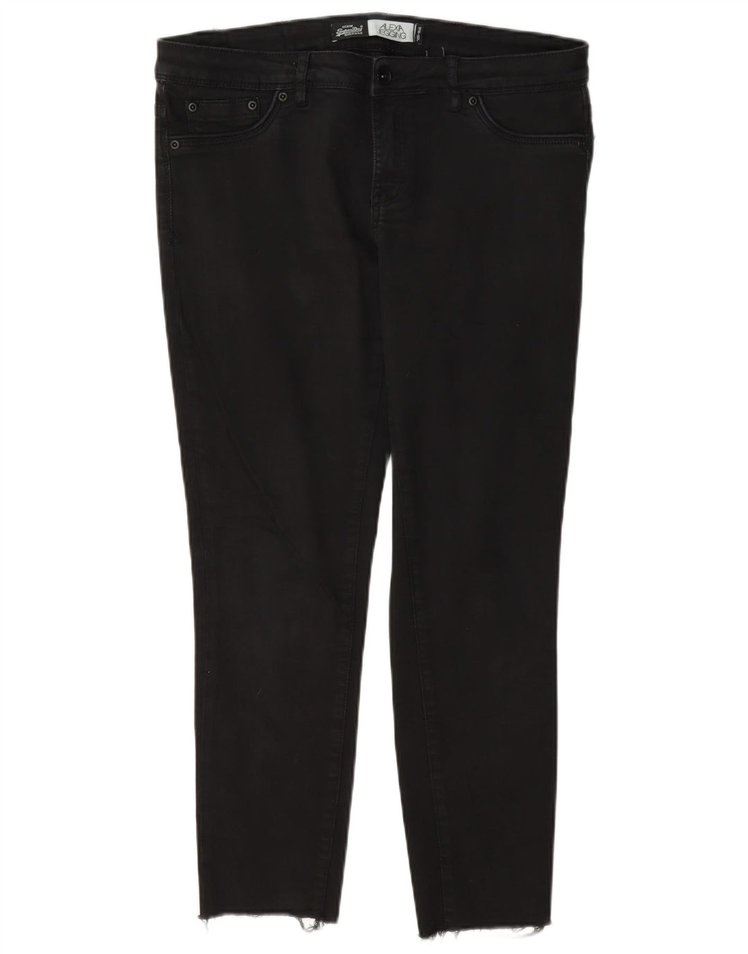 Superdry Womens Alexia Jegging Jeans W31 L26 Black Cotton