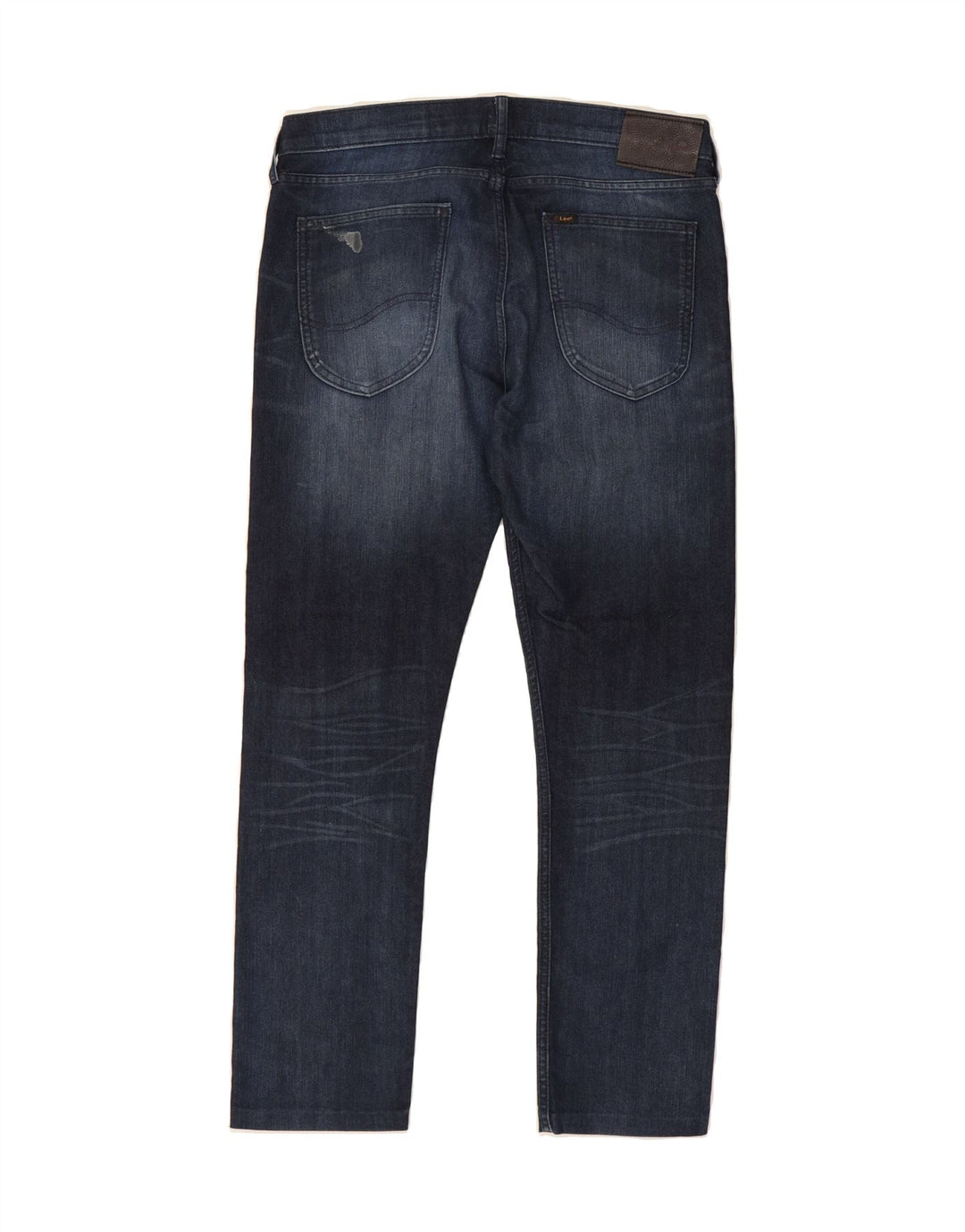 LEE Womens Luke Slim Jeans W33 L28 Navy Blue Cotton Vintage Lee and Second-Hand Lee from Messina Hembry 