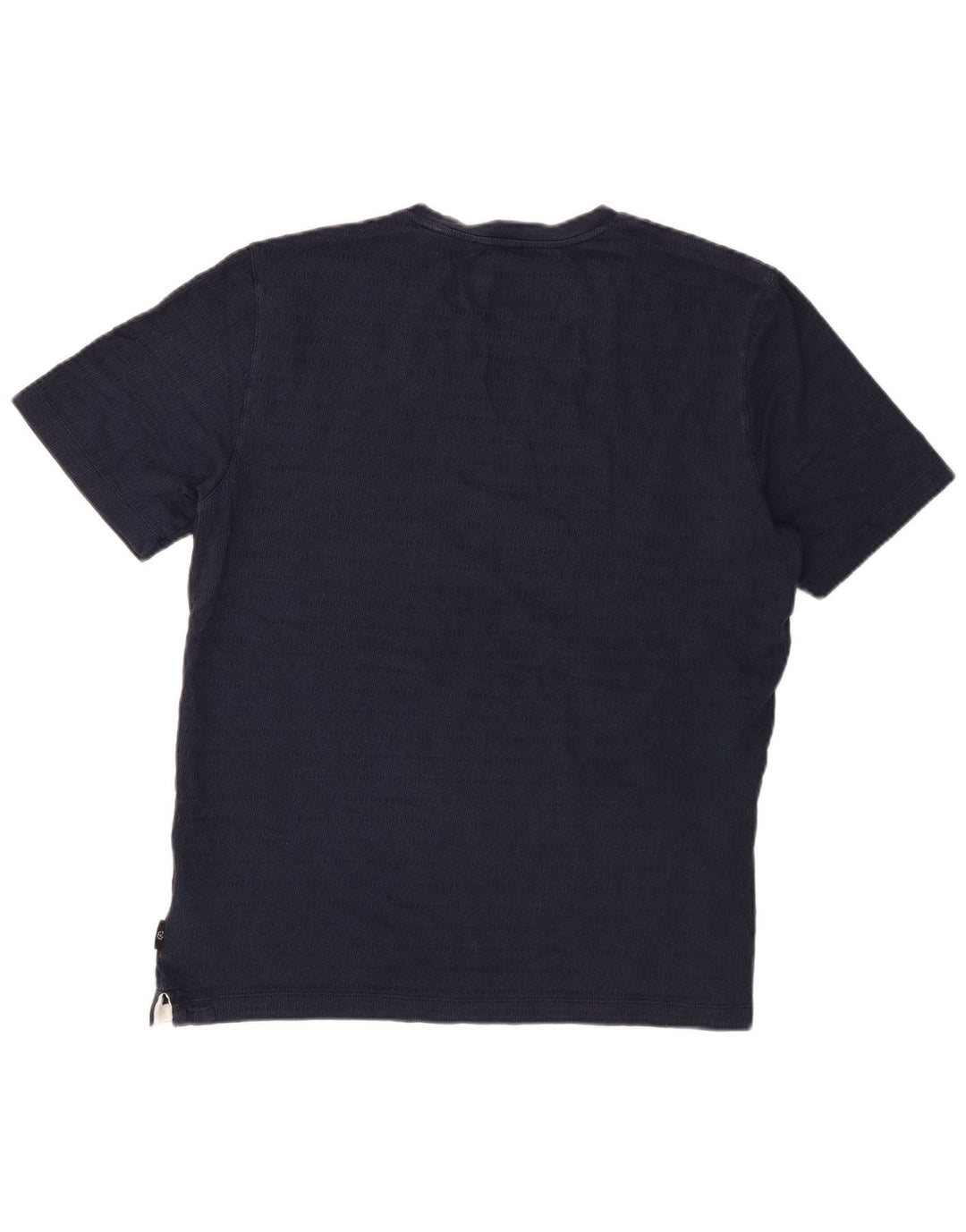 Ted Baker Mens T-Shirt Top Size 4 Large Navy Blue Cotton