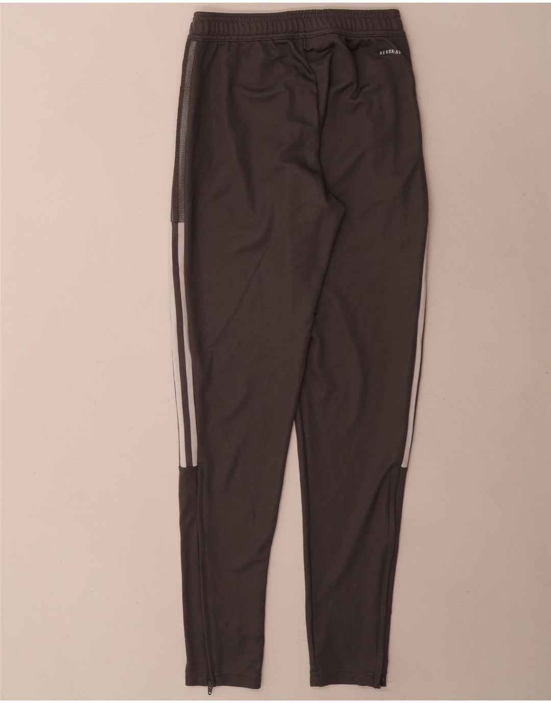 Adidas Mens Aeroready Tracksuit Trousers XS Grey Polyester