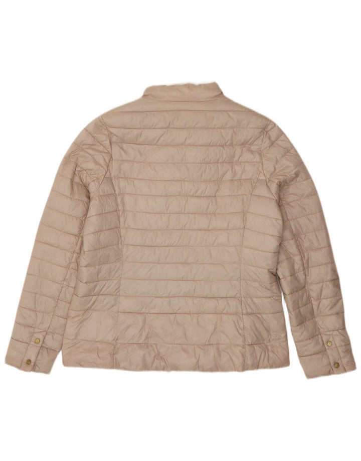 Barbour Damen Wattierte Jacke UK 16 Large Beige Polyester