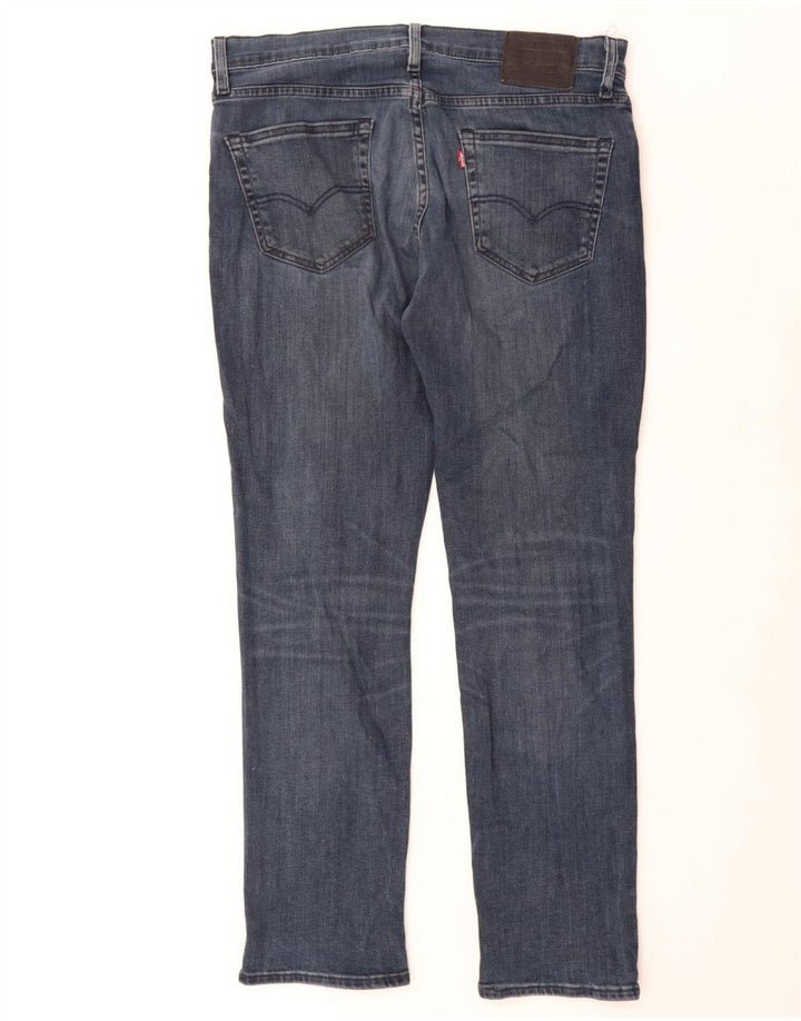 Мужские узкие джинсы LEVI'S W34 L30 синие, хлопок