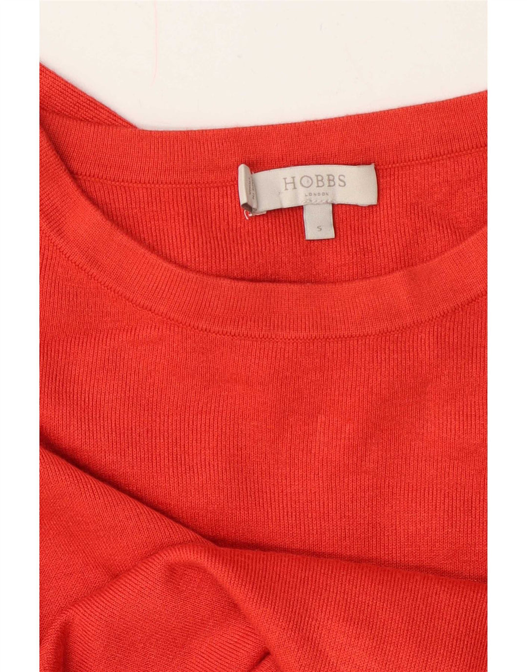 Hobbs Damen Übergroßes Top Langarm UK 10 Small Orange