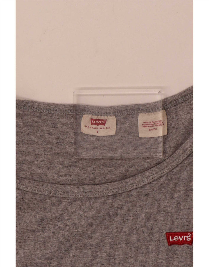 Levi's ženska majica kratkih rukava UK 8 Small Grey Flected