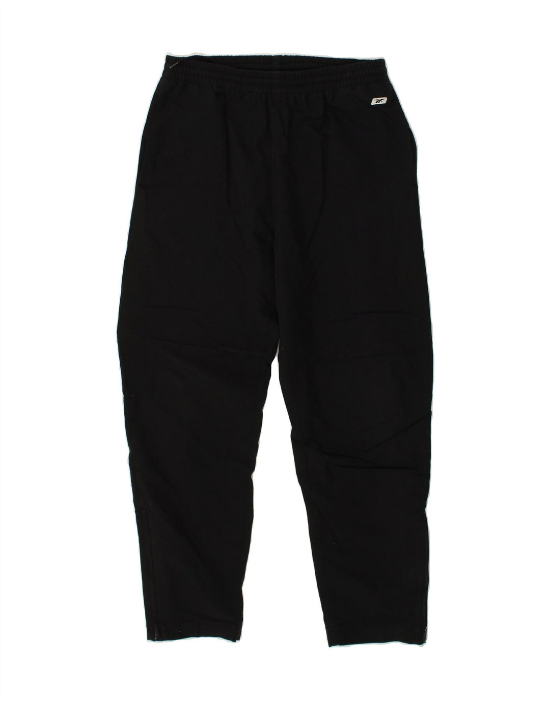 REEBOK Womens Tracksuit Trousers UK 2 2XS Black Polyester | Vintage Reebok | Thrift | Second-Hand Reebok | Used Clothing | Messina Hembry 