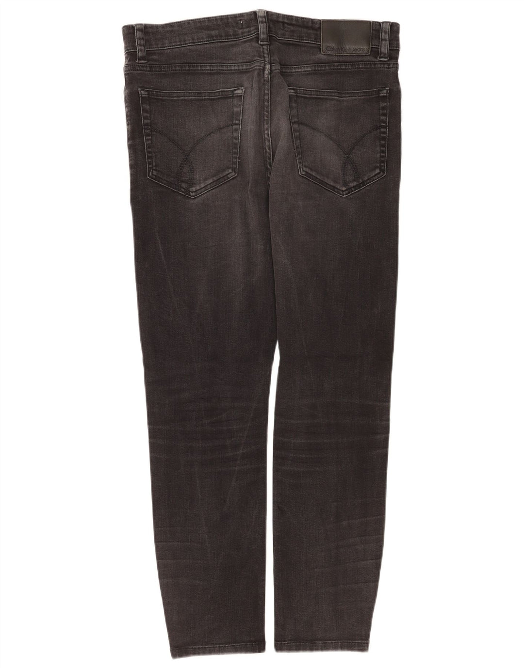 Calvin Klein Mens Slim Jeans  W34 L28 Grey Cotton