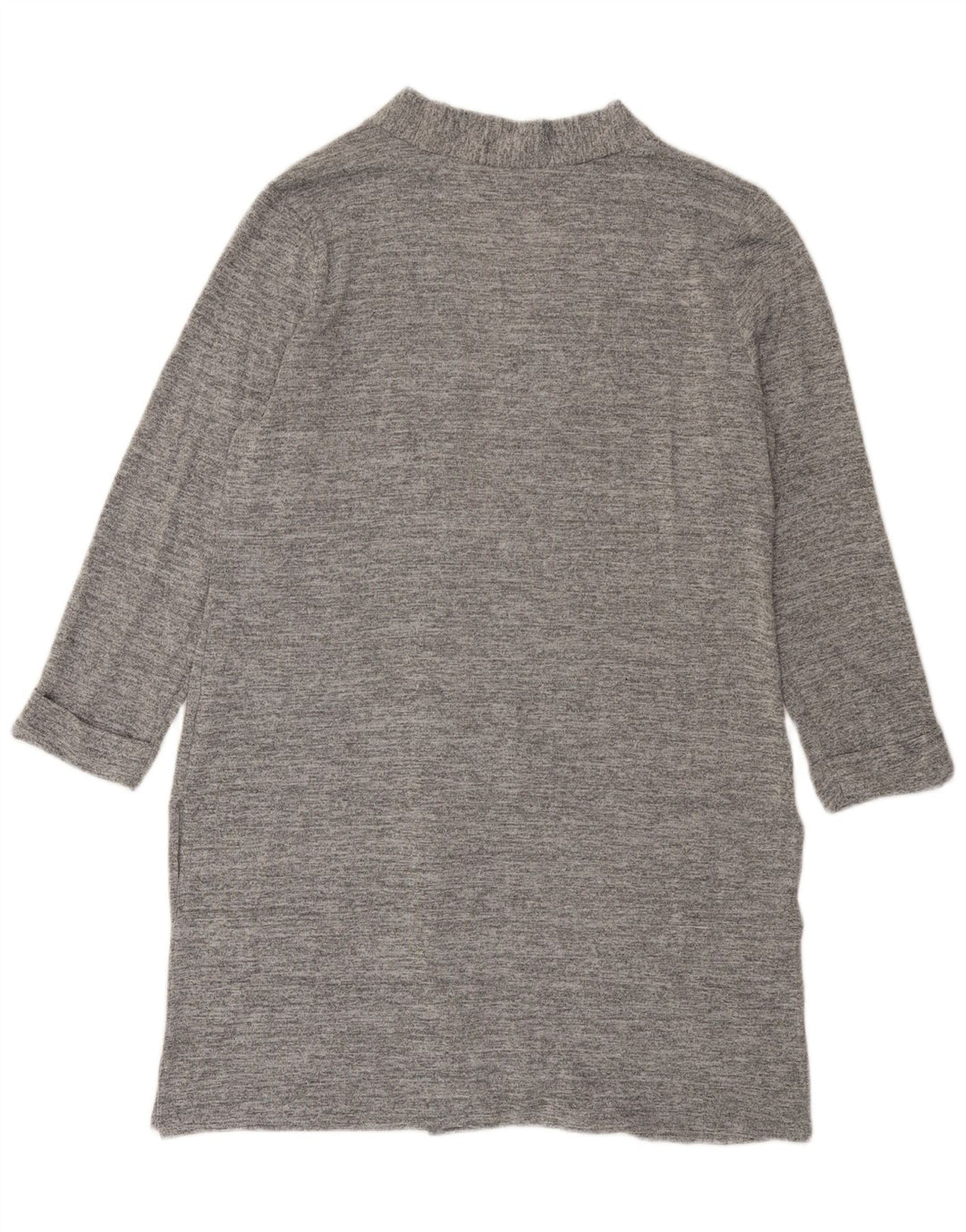 Lipsy Womens Longline Open Cardigan Sweater UK 16 Large Grey Polyester