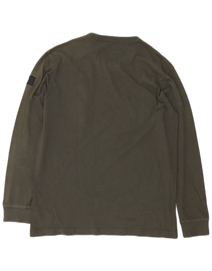 G-Star Homme Top Manches Longues Large Kaki Coton