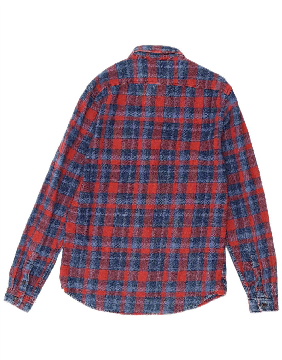 Camicia Zara da uomo slim fit in flanella a quadri rossi medi