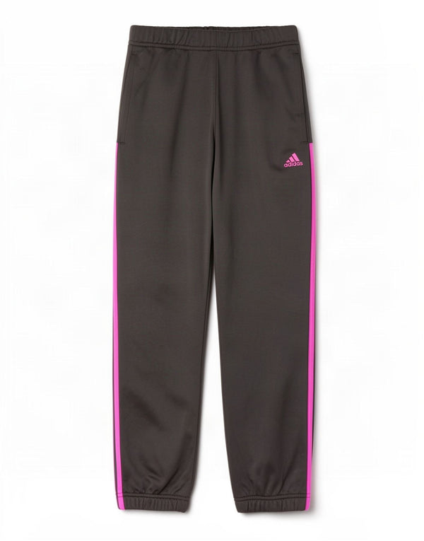 Adidas Pantalon de Survêtement Fille 11-12 ans Gris Polyester