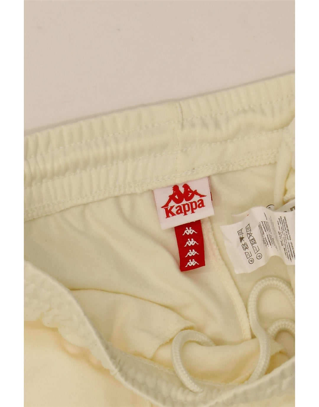 Kappa Herre grafisk træningsdragt Bukser Jogger XS Off White Polyester