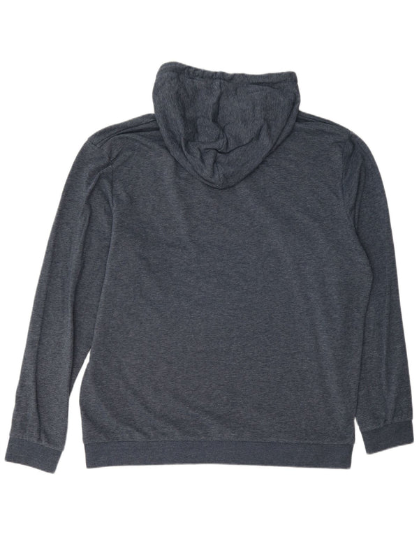Jack & Jones Grafisk hættetrøje til mænd 2XL blå bomuld