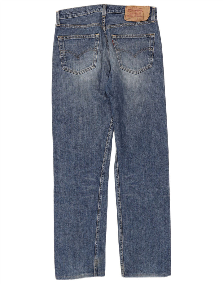 Levi's Mens 501 Straight Jeans W32 L34 Blue Cotton