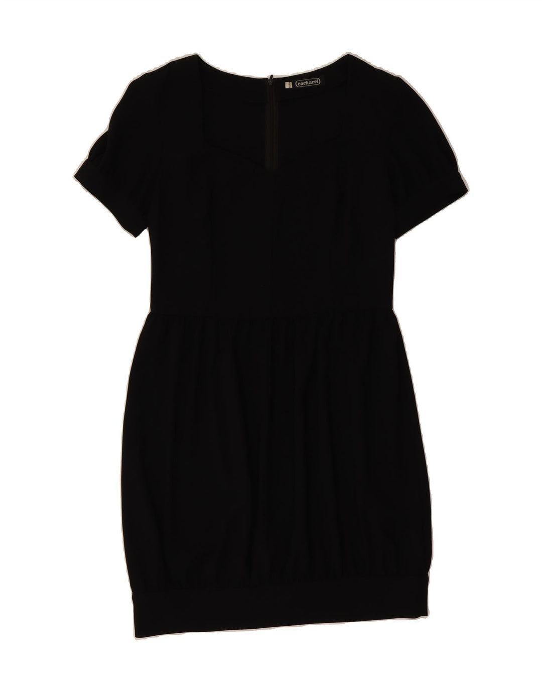 CACHAREL Womens Bodycon Dress EU 42 Large Black Polyester Vintage Cacharel and Second-Hand Cacharel from Messina Hembry 