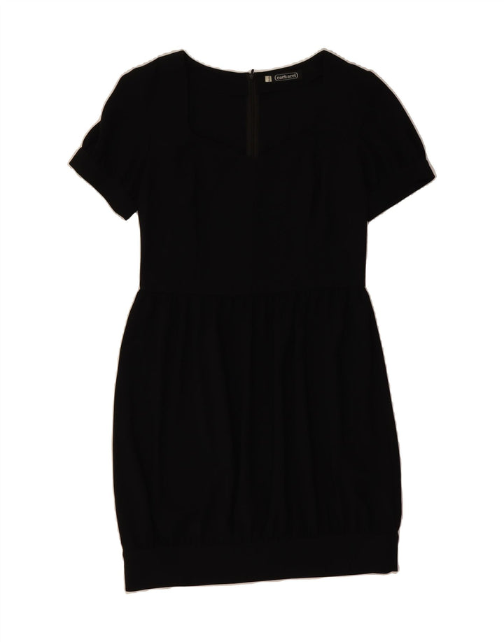 CACHAREL Womens Bodycon Dress EU 42 Large Black Polyester Vintage Cacharel and Second-Hand Cacharel from Messina Hembry 