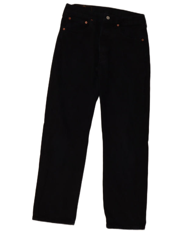 Jeans dritti Levi's 501 da donna W32 L30 cotone nero