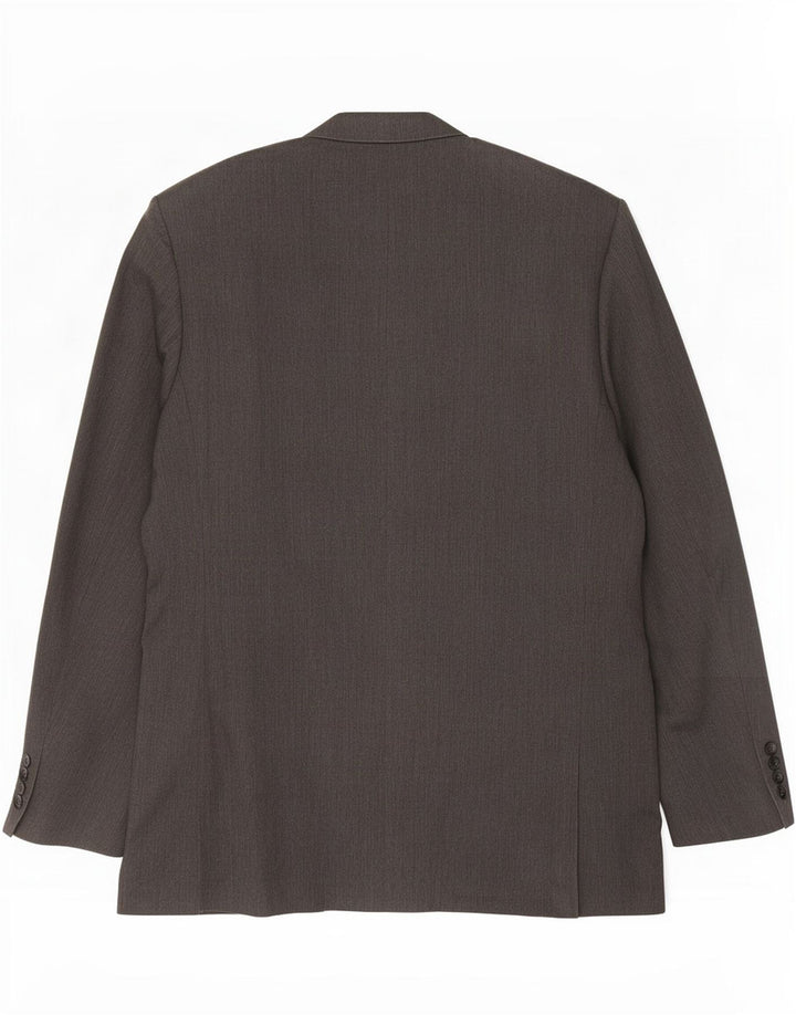 Jaqueta blazer masculina de ajuste regular de 2 botões Marks & Spencer Reino Unido 44 XL cinza