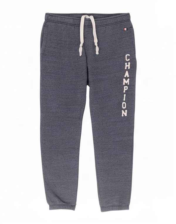 Champion Pantalon de Survêtement Graphique pour Homme Joggers Large Bleu Marine Moucheté