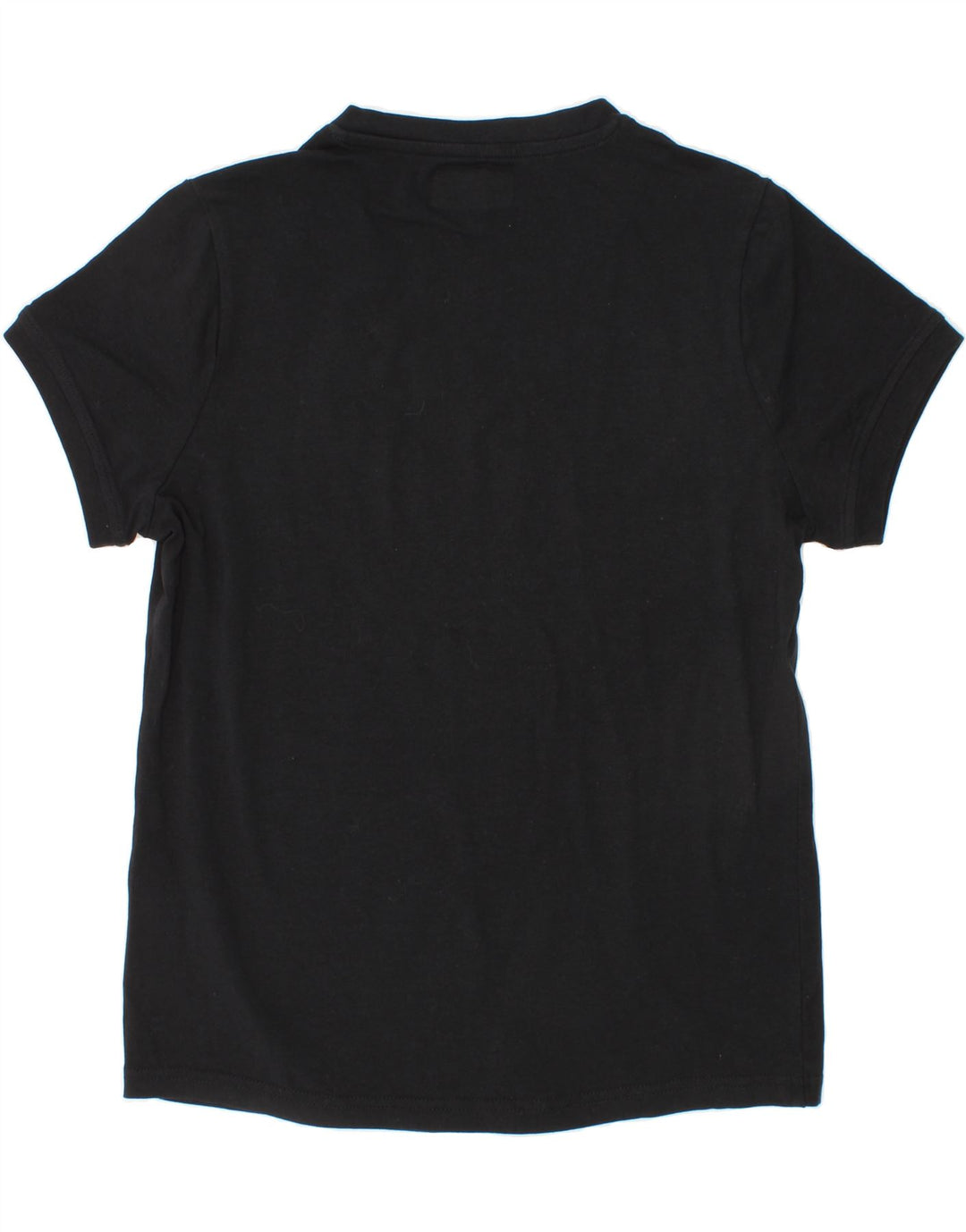 KAPPA Womens T-Shirt Top UK 12 Medium Black Cotton Vintage Kappa and Second-Hand Kappa from Messina Hembry 